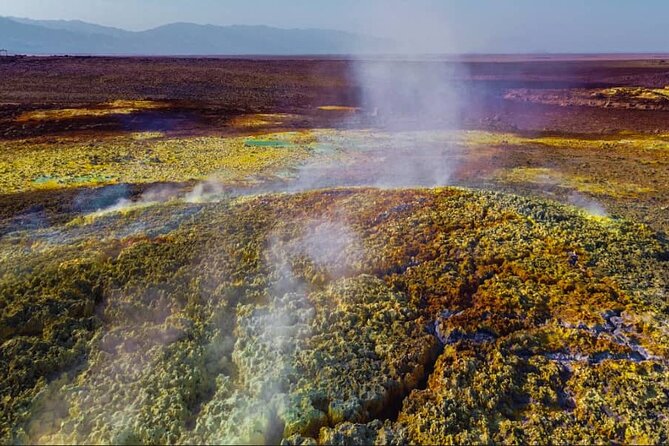 3 Day Danakil Depression Ertale and Dallol Tours - Lake Asale and the work of salt mining