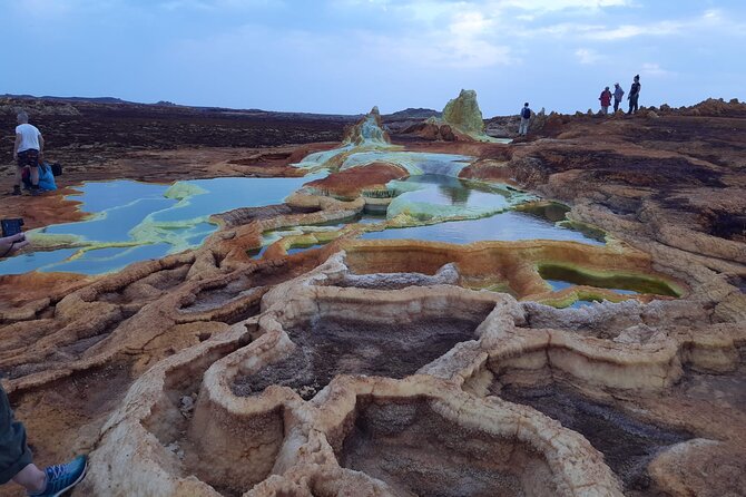3-Day Danakil Depression Expedition - Day 1: Lake Assale and open-air camping
