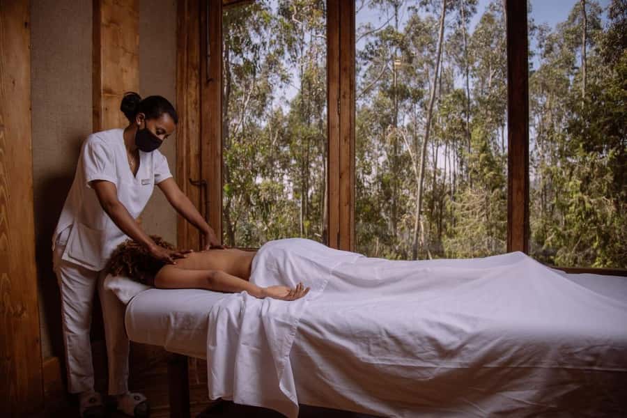 Addis Ababa ,Forest Spa Experience, massage and steam sunna - The one-hour massage is the main event