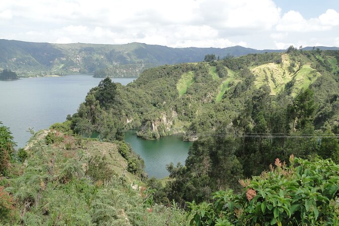 Day Trip To Wonderful Crater Lake of Wenchi & Ancient Church - Hiking down to the water