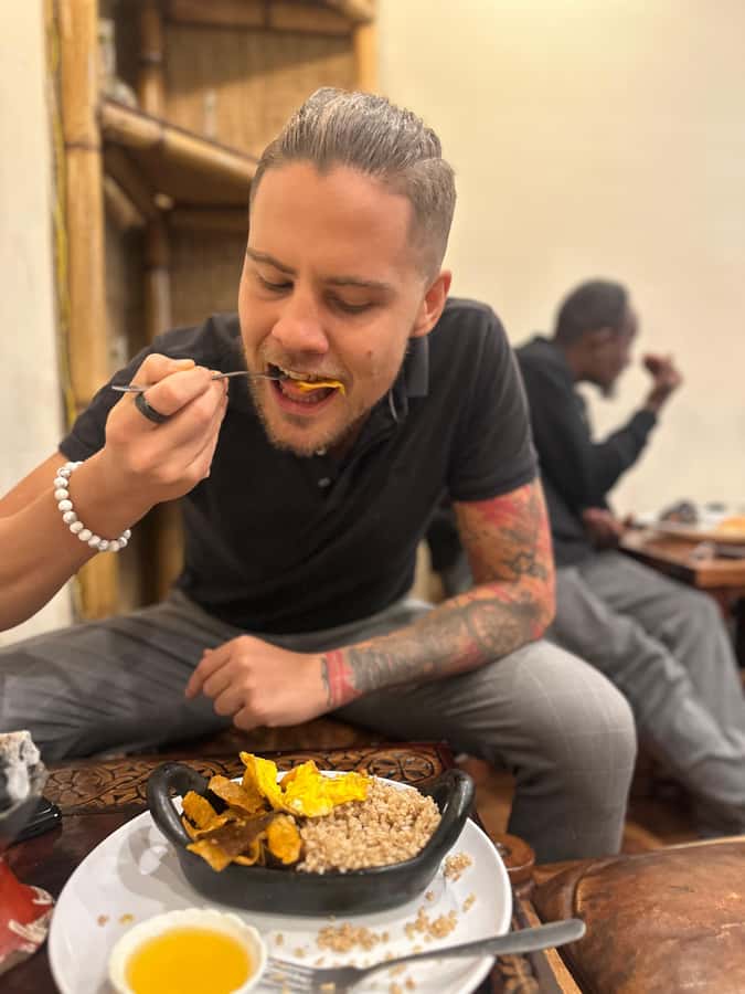 Taste of Addis: A Delicious 3-Hour Journey Ethiopian Flavors - Doro wat, tibs, and kitfo at the restaurant stops