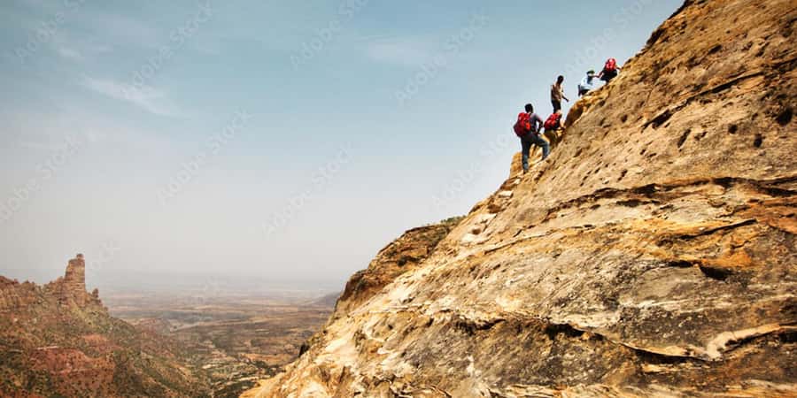 Tigray: Gheralta Mountains 2-Day Tour - Reaching Abune Yemata Guh by foot